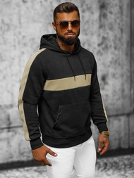 Толстовка чоловіча чорна OZONEE JS/3B565