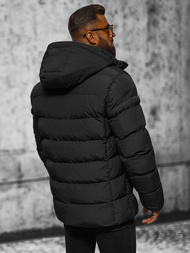 Kurtka męska pikowana czarna OZONEE JS/22M332/392