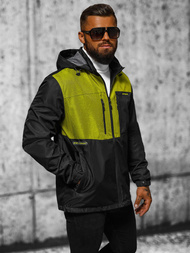 Kurtka męska przejściowa czarna OZONEE JS/22M311/392