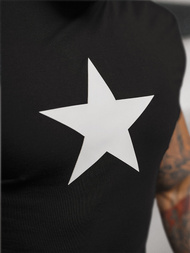 Футболка чоловіча чорна OZONEE NB/MT3067