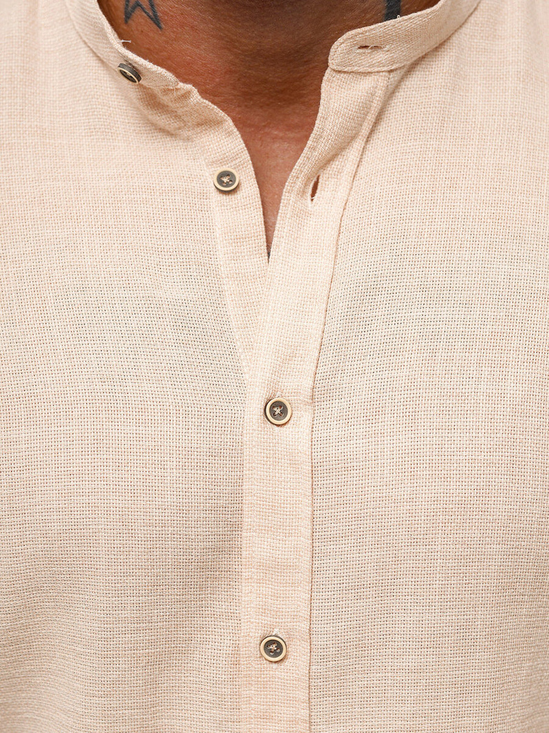 Koszula męska brzoskwiniowa OZONEE O/V85