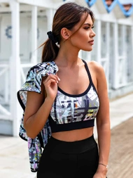 Жіночий спортивний костюм з трьох частин Кольоровий OZONEE O/MS03Z