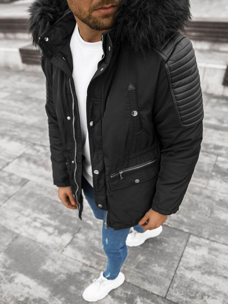 Куртка зимова чоловіча Чорна OZONEE O/88853Z