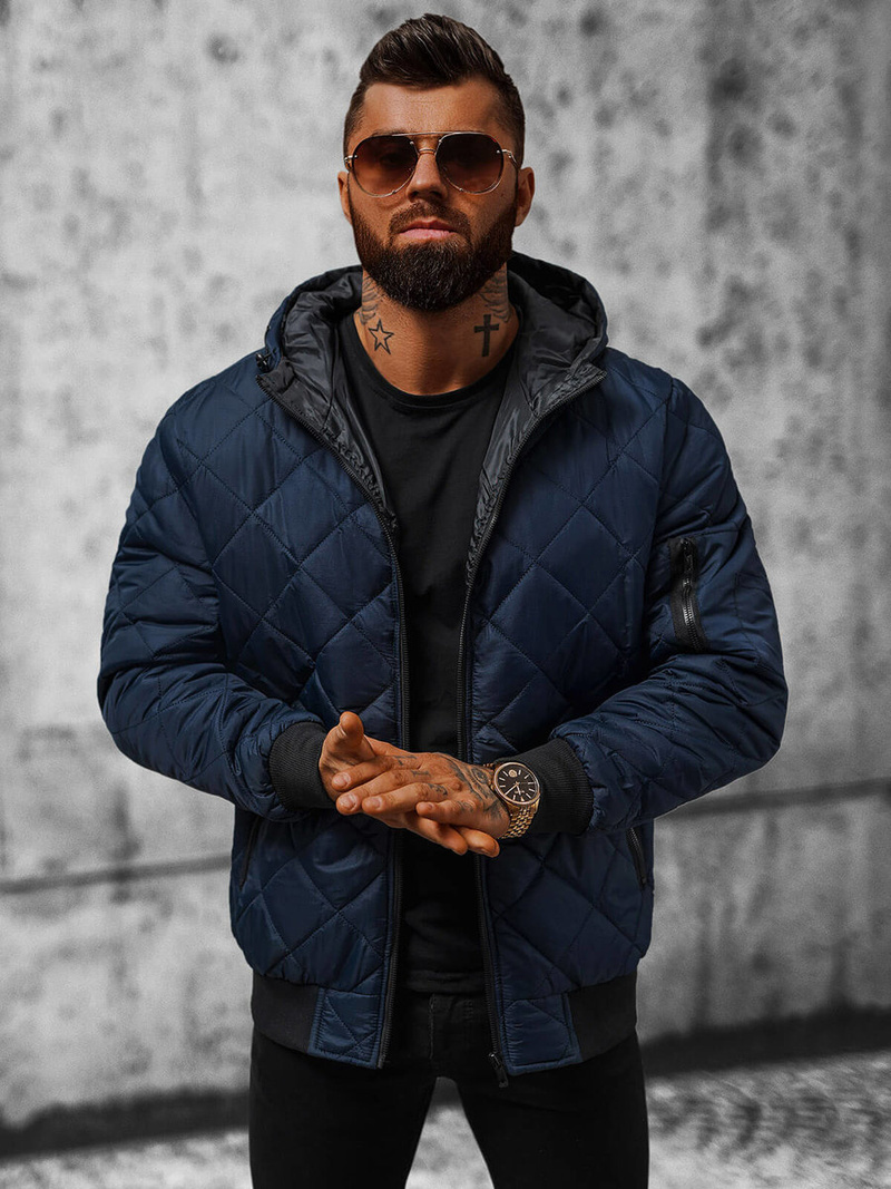 Куртка чоловіча Темно-Синя OZONEE JS/MY21Z