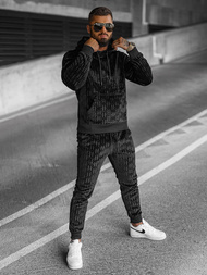 Спортивний костюм чоловічій чорний OZONEE O/3A81Z