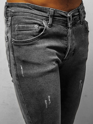 Spodnie jeansowe męskie grafitowe OZONEE E/1270SP