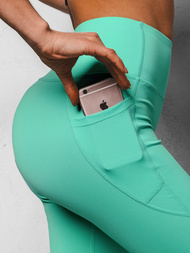 Legginsy damskie miętowe OZONEE O/XL004/61