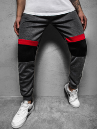 Spodnie dresowe męskie grafitowe OZONEE JS/JZ11010Z