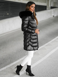 Куртка жіноча чорна OZONEE JS/16M9122/392Z