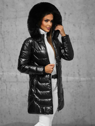 Куртка жіноча чорна OZONEE JS/16M9122/392