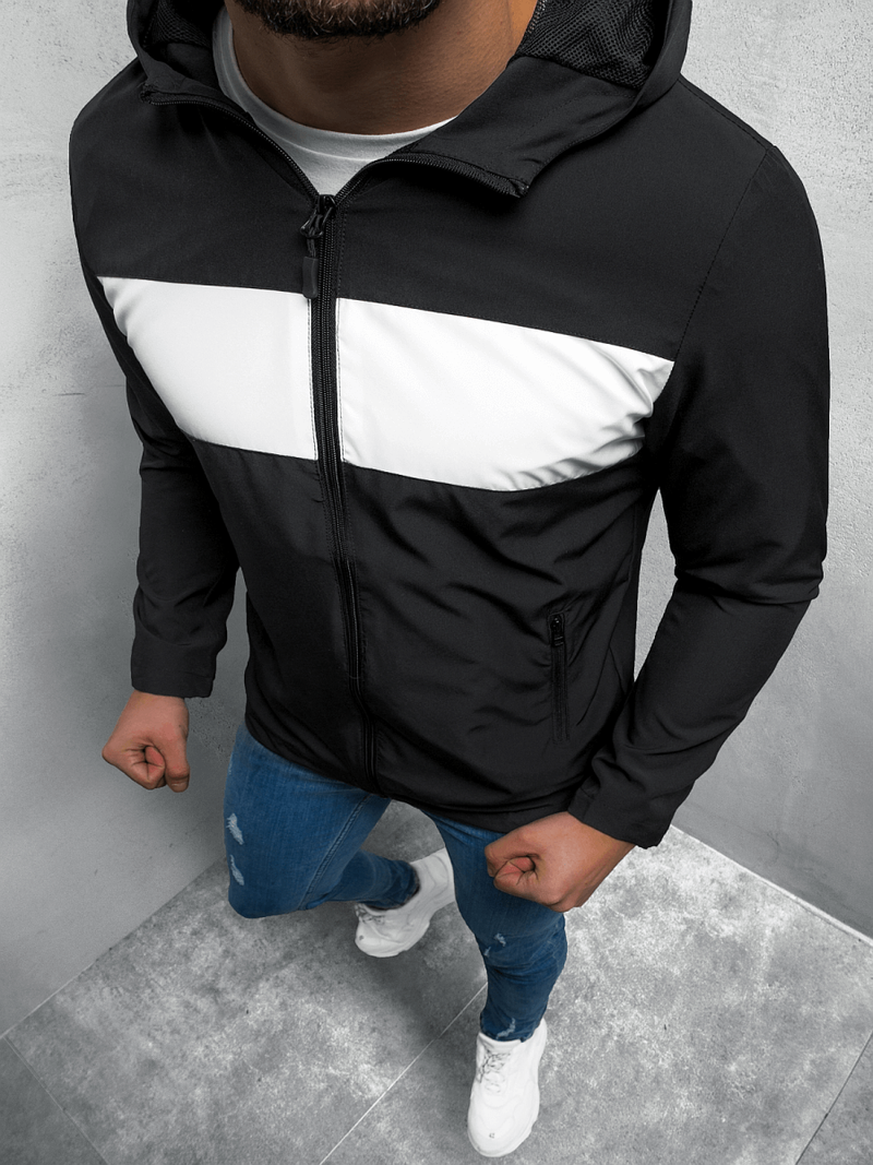 Куртка чоловіча Чорно-Бiла OZONEE JS/HM147/1