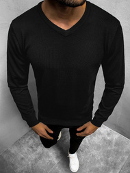Sweter męski czarny OZONEE BL/M005Z 