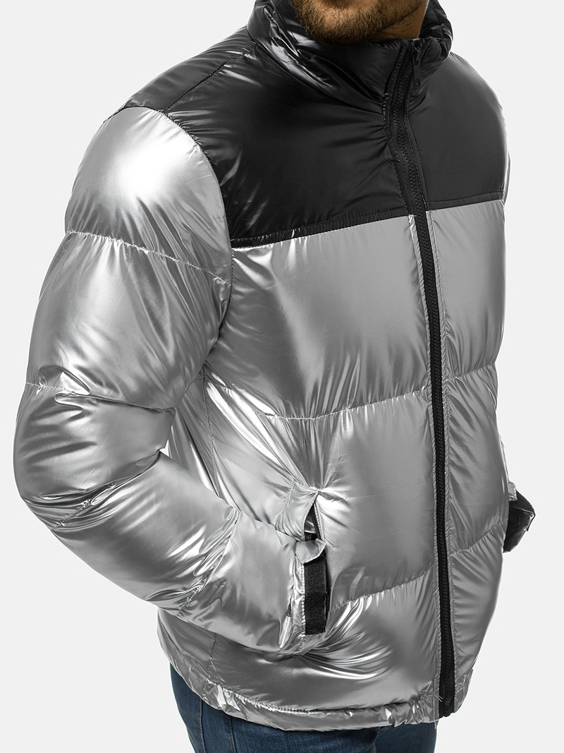 Куртка чоловіча срібло OZONEE JB/JP1188/2