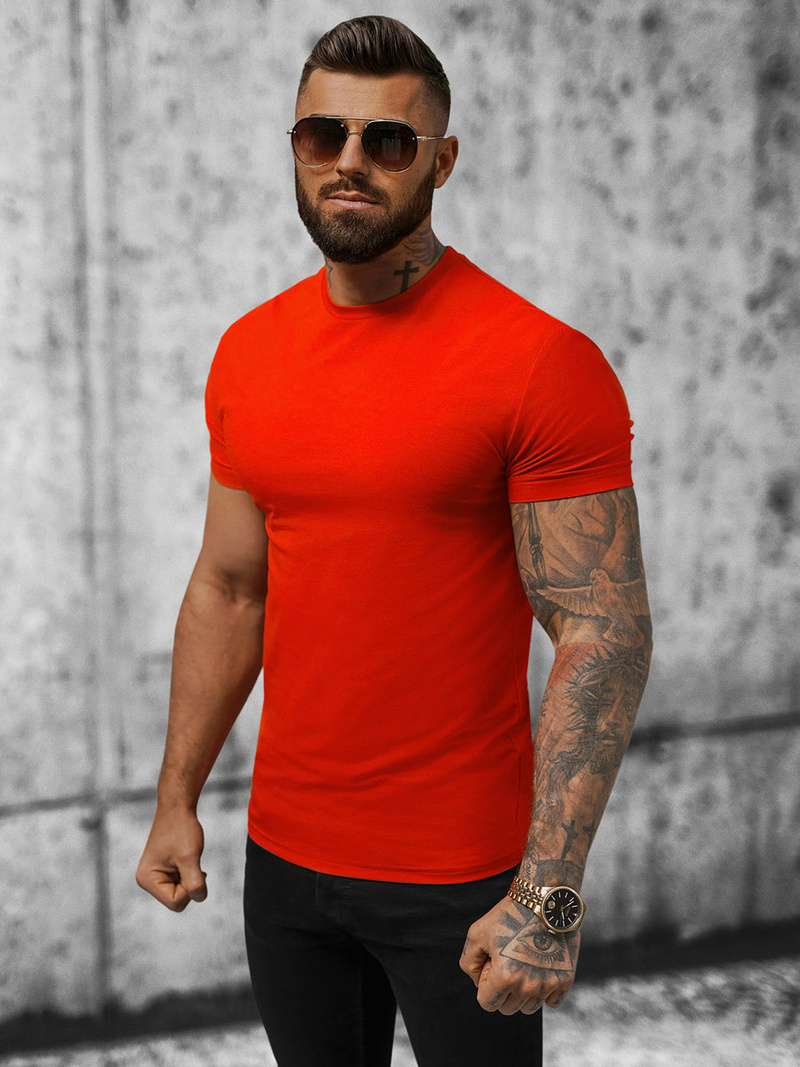 Футболка чоловіча червоний OZONEE NB/MT3001