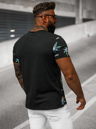 Футболка чоловіча чорна OZONEE O/T136/3