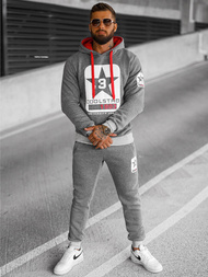 Komplet dresowy męski grafitowy OZONEE JS/8C59/5Z