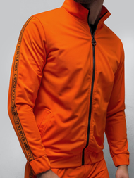 Bluza męska rozpinana pomarańczowa OZONEE B/10017