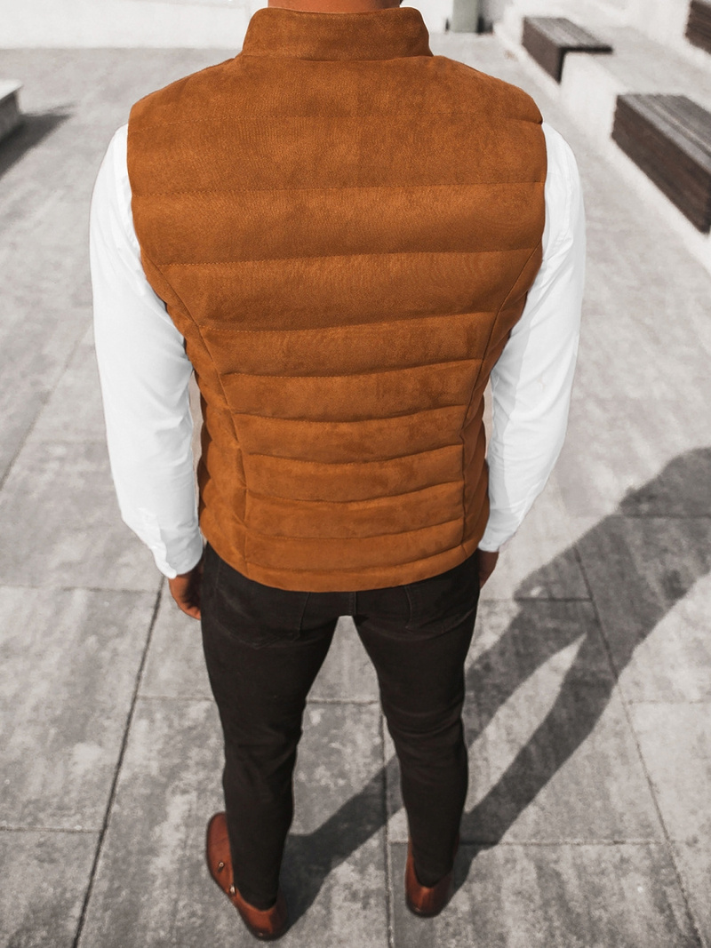 Безрукавка чоловіча Яскраво-Гiрчичний OZONEE DE/2094