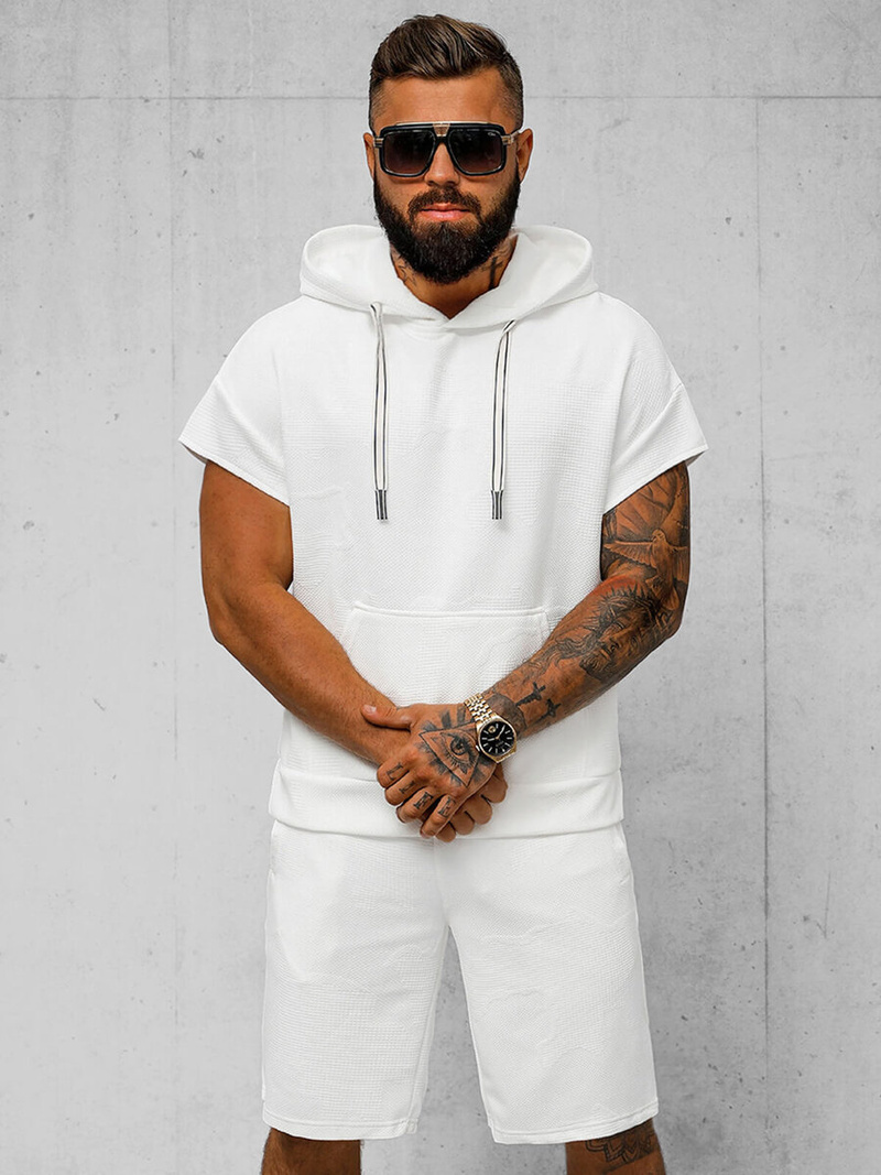 Чоловічий спортивний комплект Бiлий OZONEE O/3C111/1