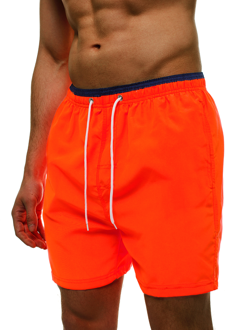 Spodenki kąpielowe męskie pomarańczowe OZONEE ST007-1