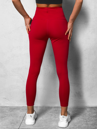 Legginsy damskie czerwone OZONEE JS/HH040/5Z