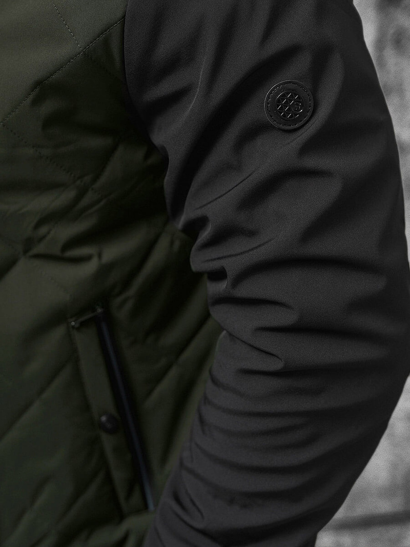 Куртка Чоловіча Темно-Зелена OZONEE JS/84M3022/136