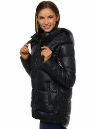 Kurtka zimowa damska czarna OZONEE O/M1552/1