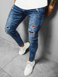 Джинси чоловічі Синi OZONEE DR/TF092Z