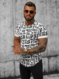 T-Shirt męski biały OZONEE O/P1312