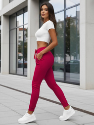 Спортивні штани жіночі темно-червоний OZONEE JS/CK01/59Z