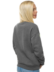 Жіноча Толстовка графіт OZONEE JS/KSW1003