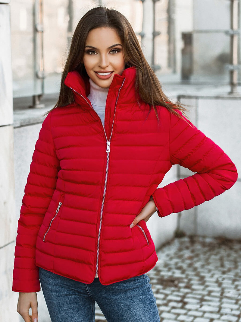 Куртка жіноча Червона OZONEE JS/M23063/2Z