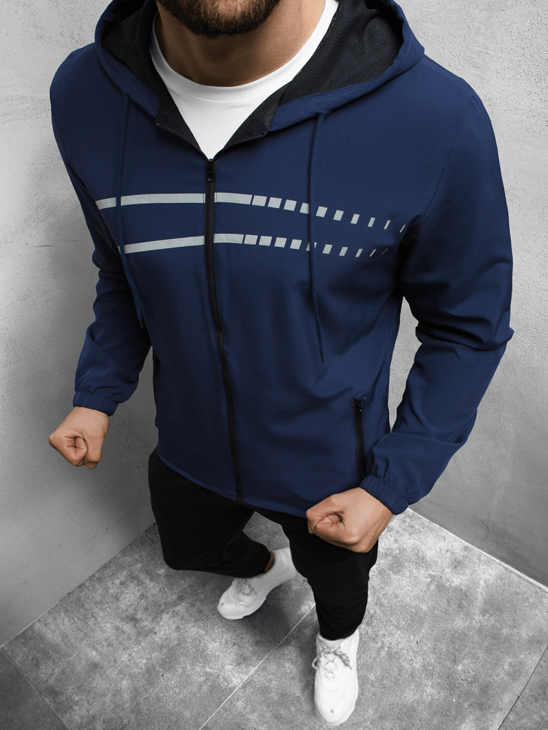 Kurtka przejściowa męska granatowa OZONEE JS/M10299