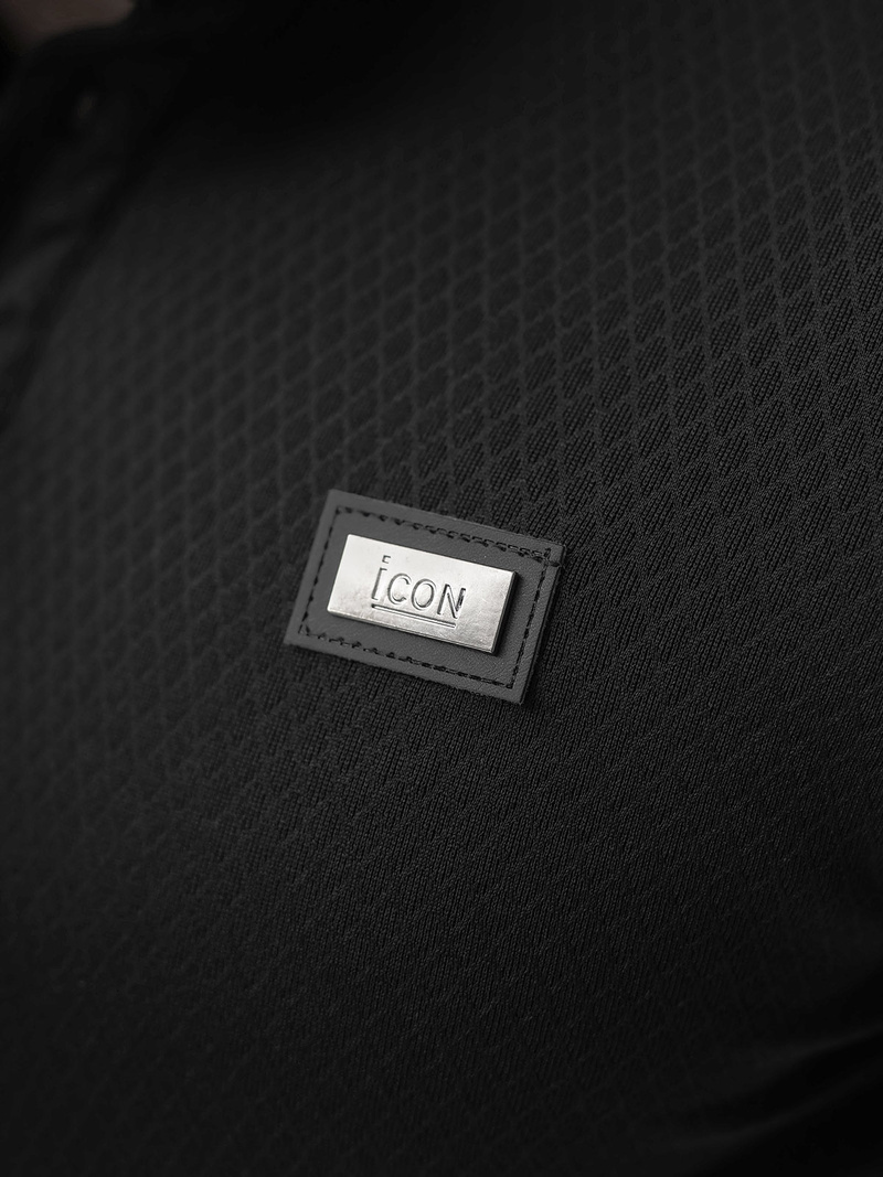 Футболка Поло Чоловіча Чорна OZONEE O/YN2/577