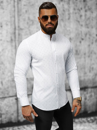 Класична сорочка чоловіча Бiла OZONEE O/V21