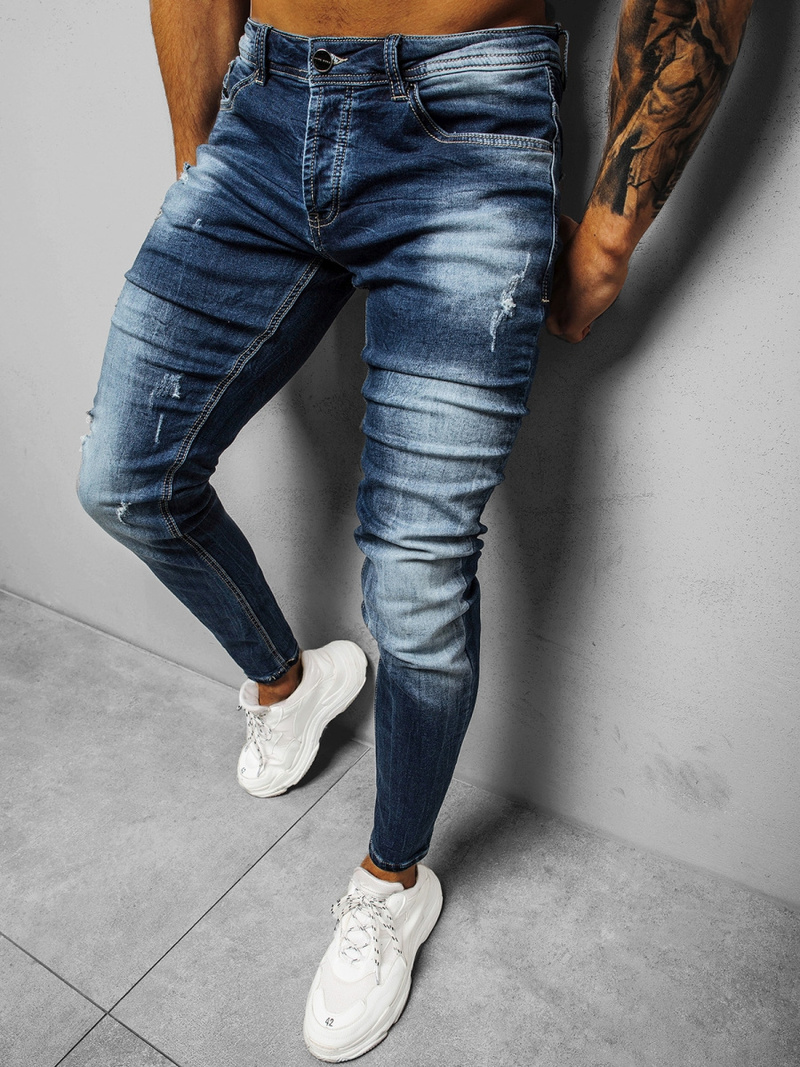 Джинси чоловічі Синi OZONEE NB/MP0010BC