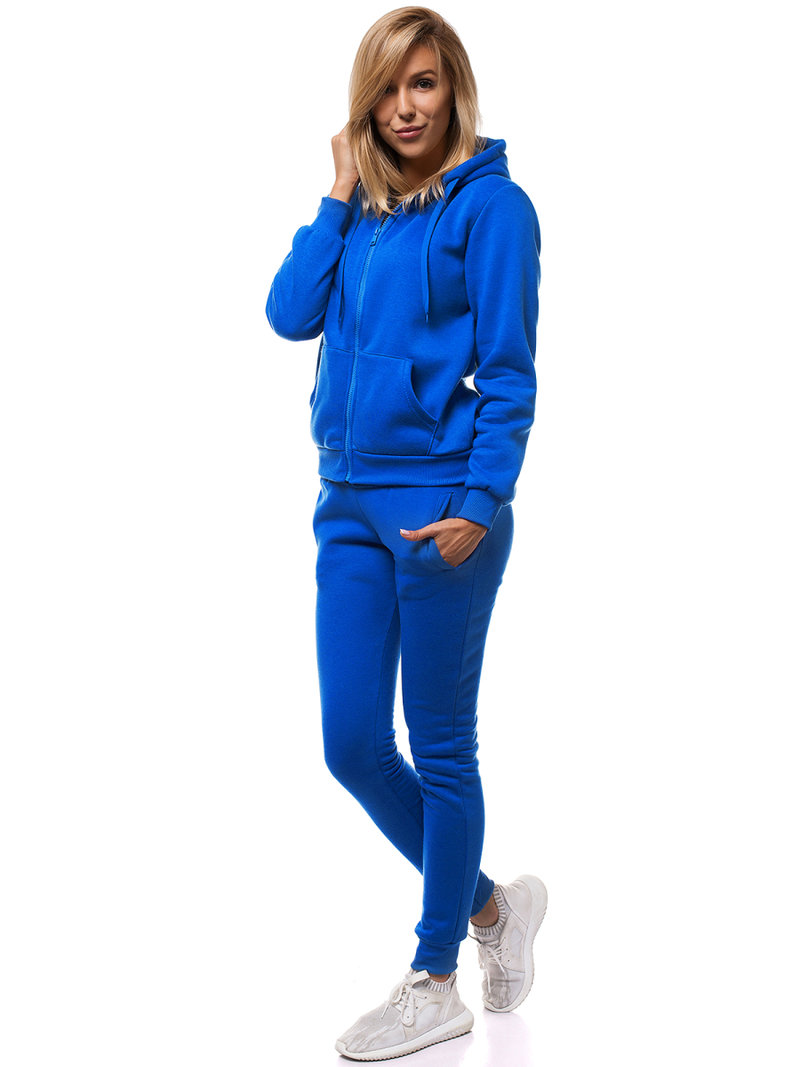 Bluza rozpinana damska niebieska OZONEE JS/W03