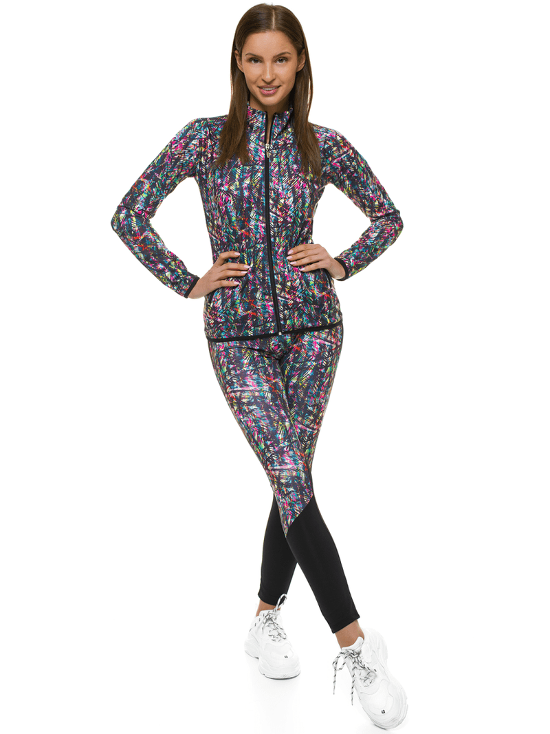 Komplet sportowy trzyczęściowy damski kolorowy OZONEE O/MS08