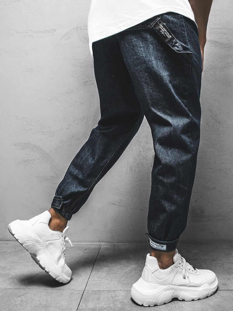 Штани чоловічі джоггери Темно-синi OZONEE O/3891