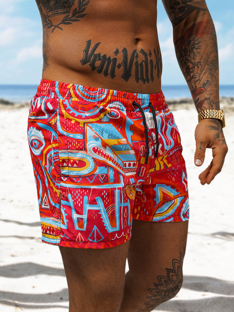 Шорти для плавання чоловічі червонi OZONEE O/22205002