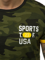 T-Shirt męski zielony OZONEE JS/SS10982