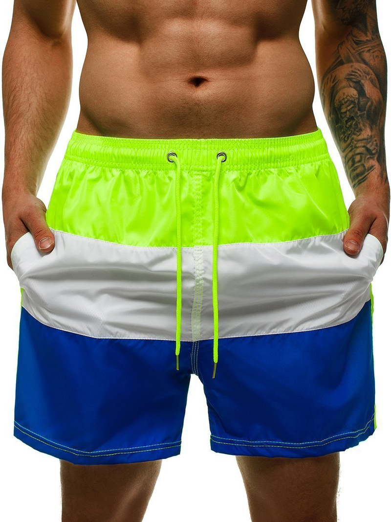 Шорти для плавання чоловічі Жовті-неон OZONEE ST023