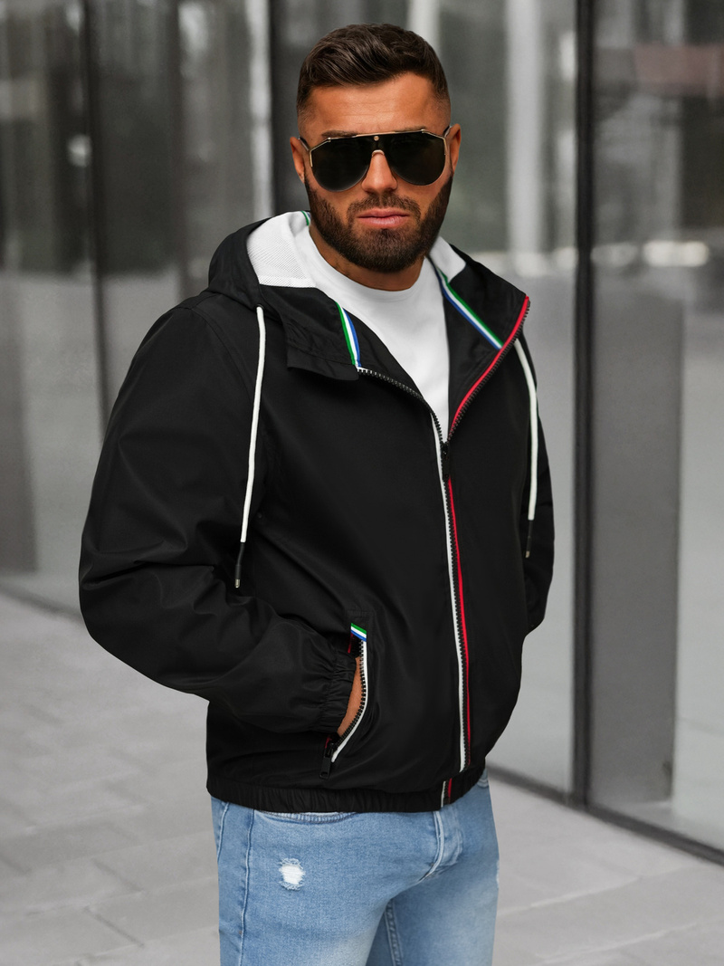 Куртка чоловіча чорна OZONEE JS/31M5069/392