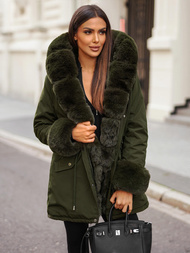 Куртка жіноча Зелена OZONEE JS/16M9062/136Z