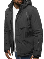 Kurtka zimowa męska grafitowa OZONEE O/9802