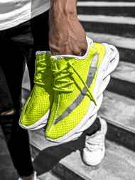Sneakersy żółto-neonowe OZONEE B/2051/20
