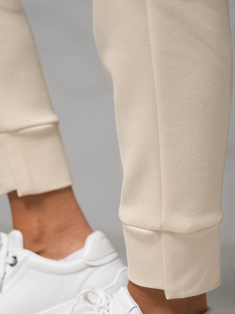 Spodnie dresowe damskie ecru OZONEE O/10658