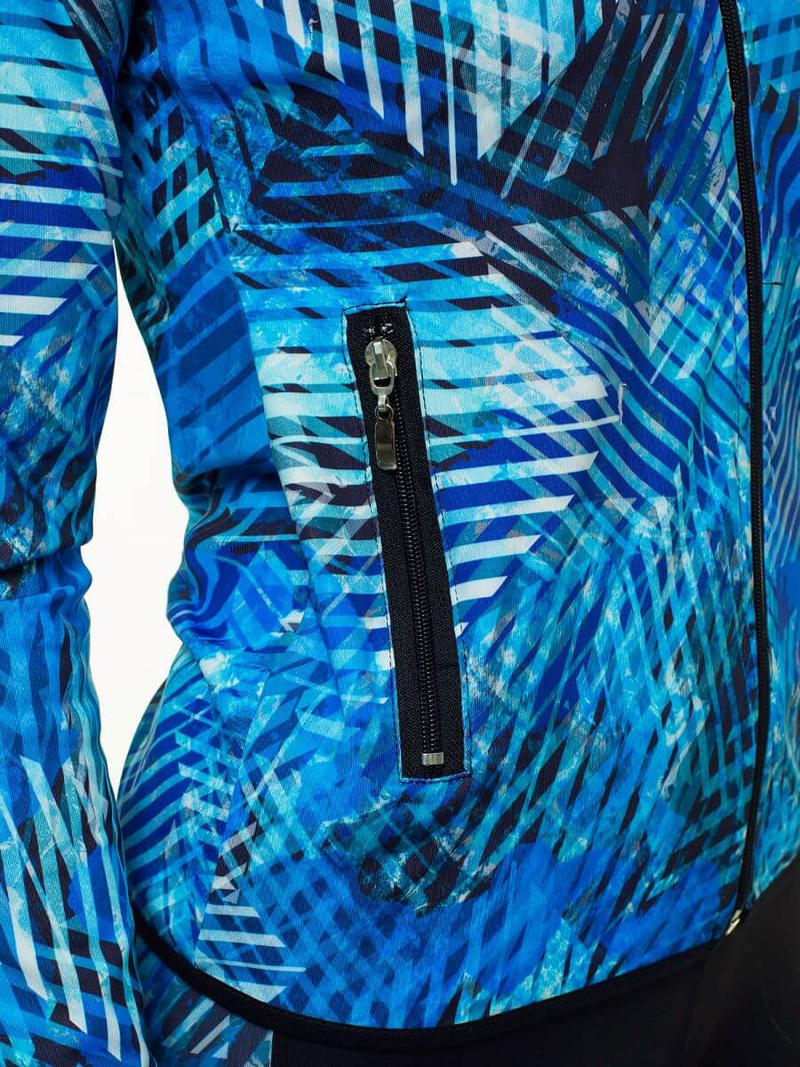 Жіночий спортивний костюм з трьох частин синій OZONEE O/MS018