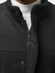 Płaszcz męski czarny OZONEE JS/79M3132Z