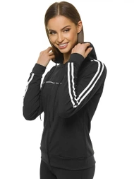 Kurtka damska przejściowa czarna OZONEE JS/M20316